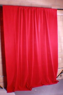   Velvet Custom Made Panel Drape Home Studio/Theater Curtain 15W x 9H