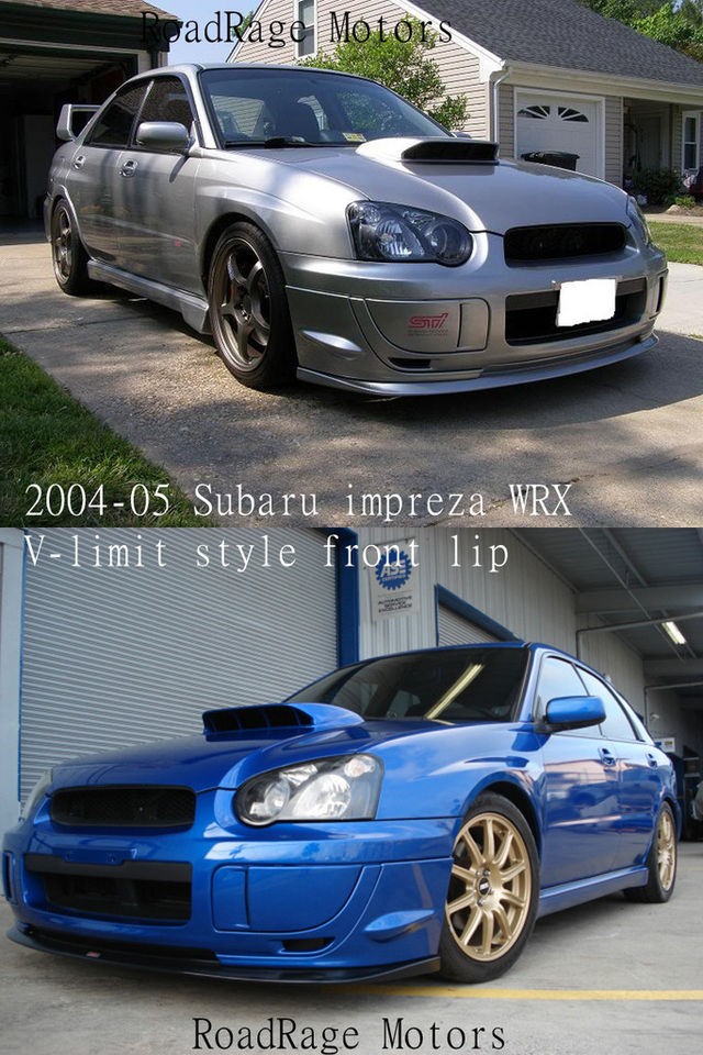 04 05 Subaru Impreza WRX STI CS V Limited Front Bumper Body Lip Kit 