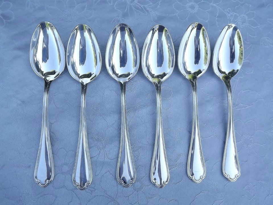 french six ercuis silverplate dinner spoon sully pattern from france