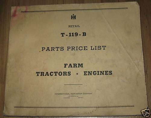 farm tractors in Tractor Manuals & Books
