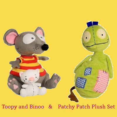   BINOO & PATCHY PATCH Plush SET   NEW No Tax ( Great Surprise