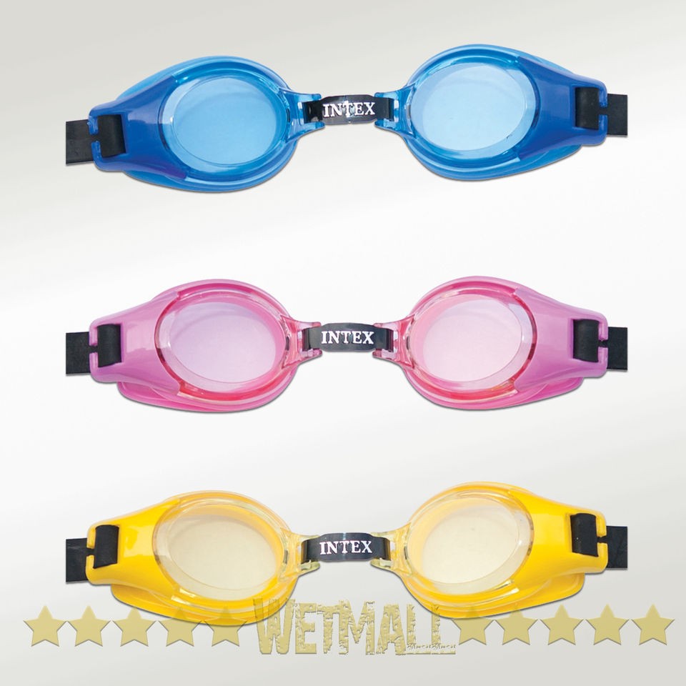 Intex Junior Goggles Kids Swimming Pool Water Play UV Goggle