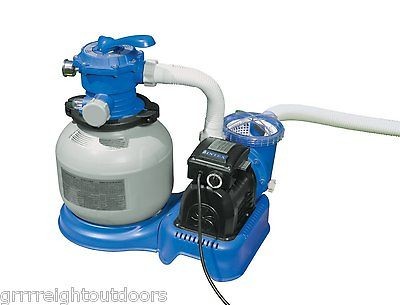 Intex 56685EG Sand Filter Pump, AC 110 120 Volt Pool Swimming