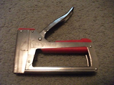 vintage antique craftsman stapler gun  15 99