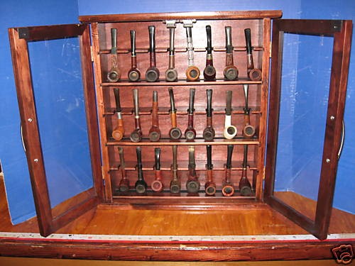 custom pipe rack display smoking cabinet item 190c3 time left