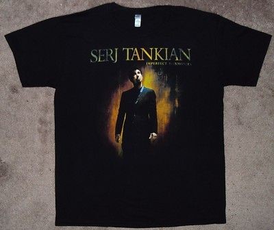Serj Tankian Inperfect Harmonies Tour t shirt size LARGE NEW System of 