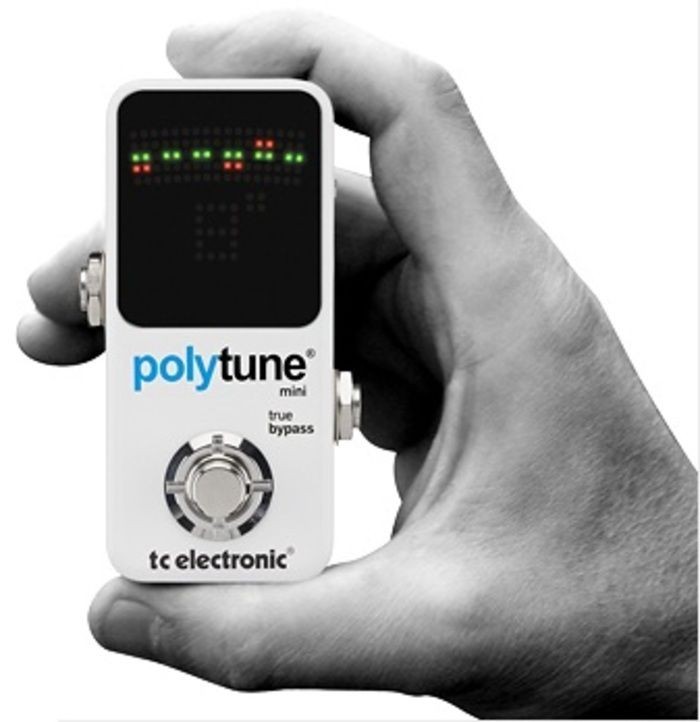 TC ELECTRONIC POLYTUNE MINI POLYPHONIC GUITAR TUNER PEDAL   BRAND NEW