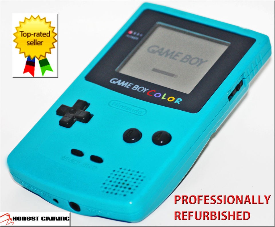         NINTENDO GAME BOY COLOR TEAL CGB    RESTORED PERFORMANCE