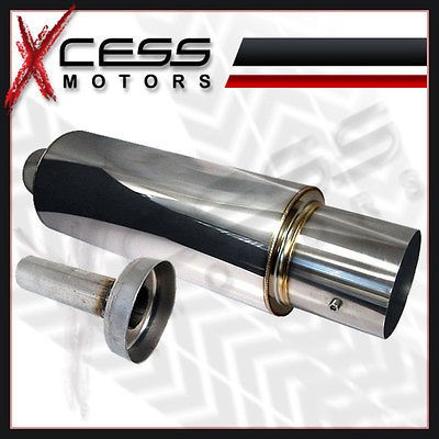 89 98 NISSAN 240SX STAINLESS STEEL MUFFLER APEXI N1 TYPE 4 FLAT TIP 