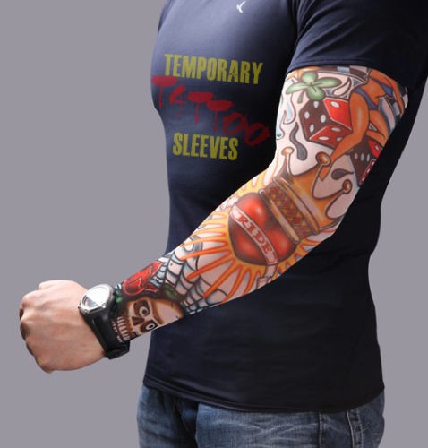 temporary tattoo sleeve love to ride new ts 8 from