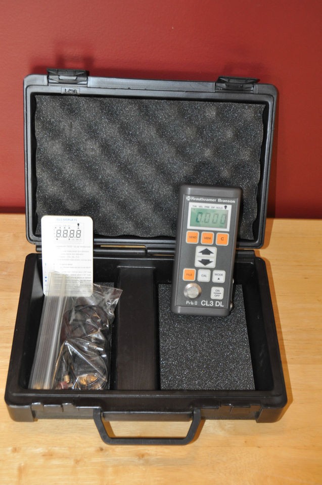 Krautkramer CL3 DL Ultrasonic Thickness Gauge Flaw Detector GE 