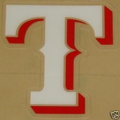 texas rangers red full size helmet 3m sticker decal time