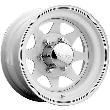 15x5 white wheel pacer white spoke 5x4 5 ford rims