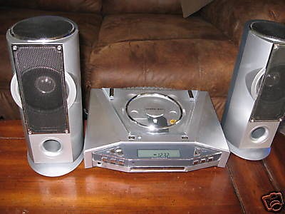 sharper image gm402 cd stereo am fm tuner ipod time