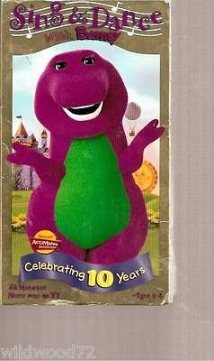 barney sing and dance with barney vhs 1999 buy multiple