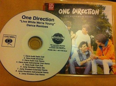     Live While Were Young   Dance Remixes   New 9 Mix U.S Cd Promo