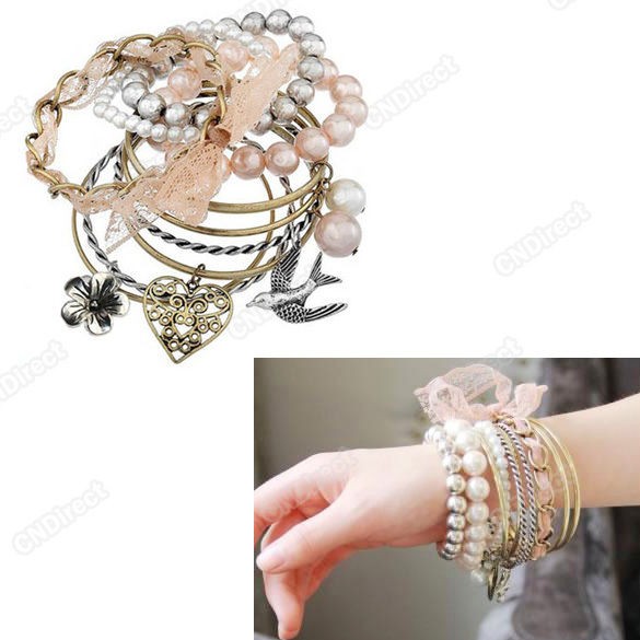 2012 Hot Sale 10Pcs Palace Style Multilayer European New Design 