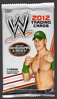 2012 Topps WWE Kiss/MatRelic/​Shirt/Autograp​k Hot Pack Diva? Cena 