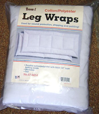   Cotton/Polyest​er Horse Deluxe Leg Wraps Trailer, Injury Bandage