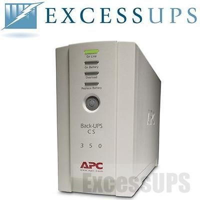 APC BACK UPS CS 350 350VA 210W BK350 BATTERY BACKUP UPS 