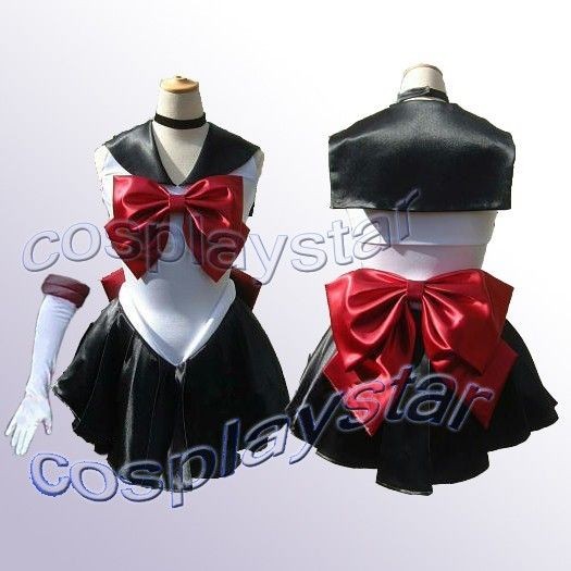 Sailor Moon Sailor Pluto Trista Cosplay Costume With Tiara, Glove