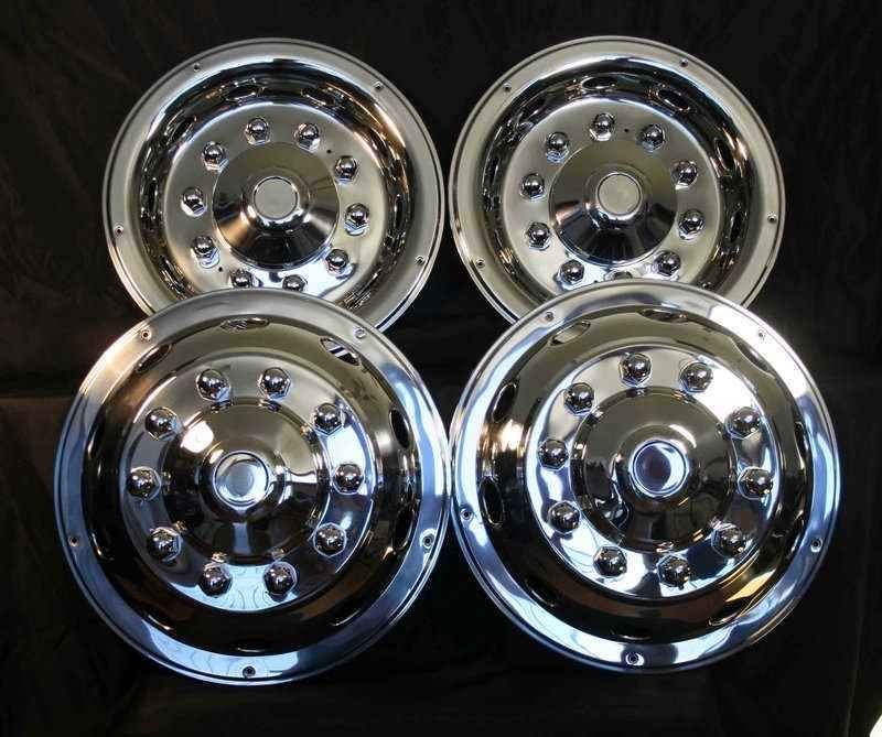 22.5  wheel simulator hubcap bus semi truck rv 10 lug