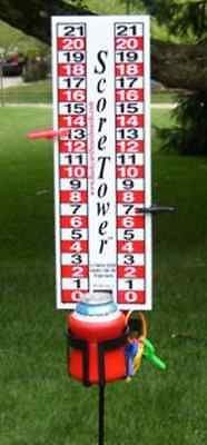 cornhole scoretower drink cup holder scoreboard  27