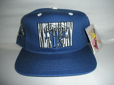 Vtg University of Kentucky Wildcats NCAA #1 Apparell Snapback hat cap 