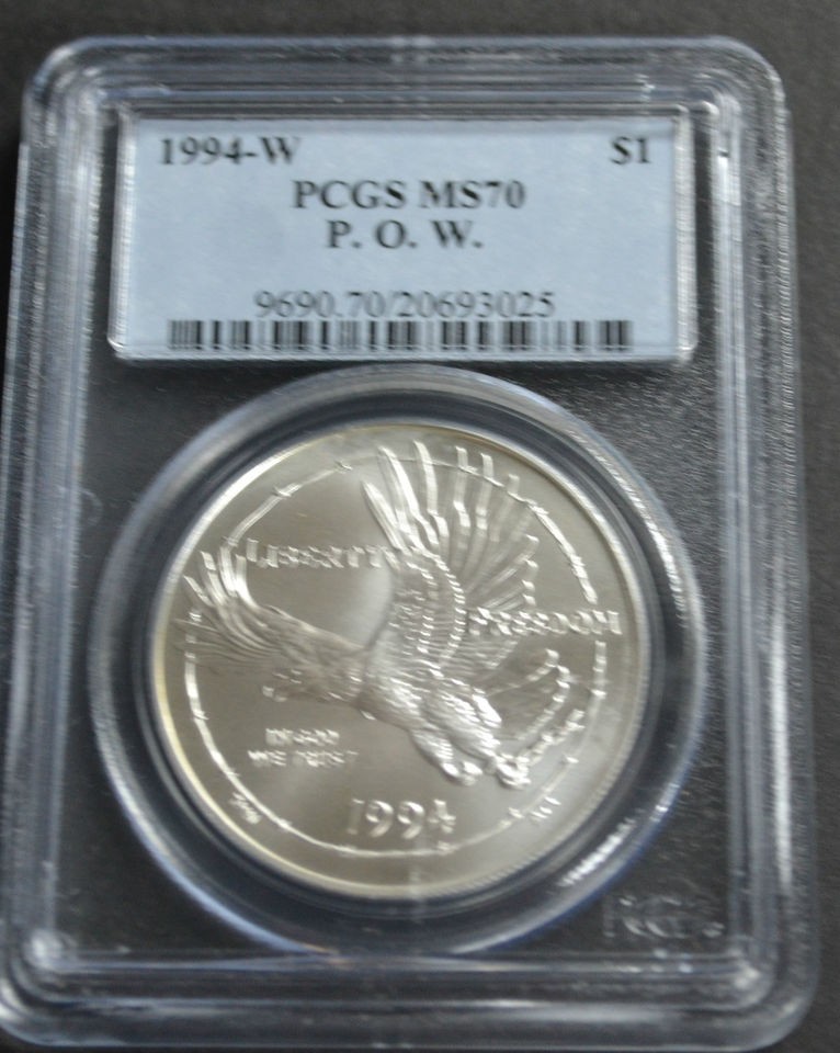 1994 W VIETNAM POW MS 70 COMMEMORATIVE US SILVER COIN LT 939