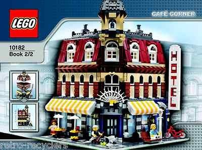 10182 1 CAFE CORNER MODULAR FACTORY INSTRUCTIONS ONLY RARE MANUAL 