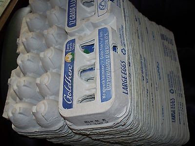   EGG PAPER CARTONS, DOZEN SIZE USED ONE TIME FOR STORAGE FOOD TOOLS