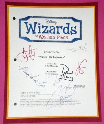 wizards of waverly place signed script rpt selena gomez time