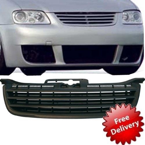 FK Debadged Black Grille VW Caddy MK3 04 09 Badgeless Sports Euro Look 