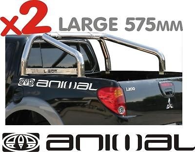 2X ANIMAL CAR STICKER VAN CAMPER VW T4 T5 SURF L200 4X4