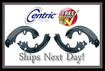 VW FOX (WAGON) (87 93) Centric Drum Brake Shoes (Fits Volkswagen Fox)