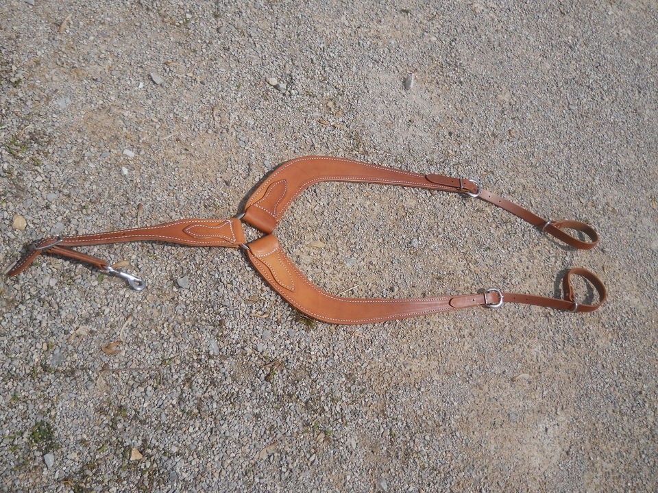 Leather Pulling Collar w/HardwareLight/Medium OilAmerican Made 