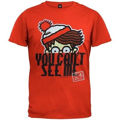 where s waldo you can t see me t shirt