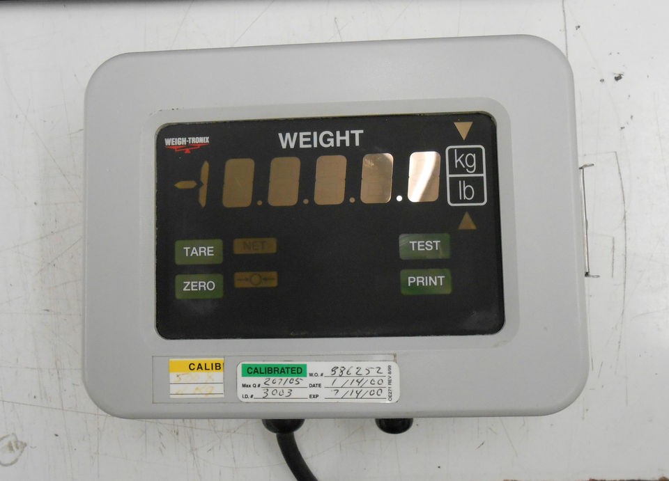 weigh tronix wi 160 nmax 10000 lb scale head one