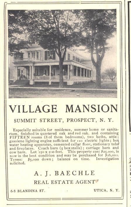 1907 lg b ad village mansion summit st prospect for