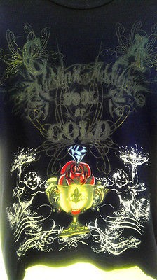 CHRISTIAN AUDIGIER Los Angeles Soul of Gold Size L Mens T Shirt 