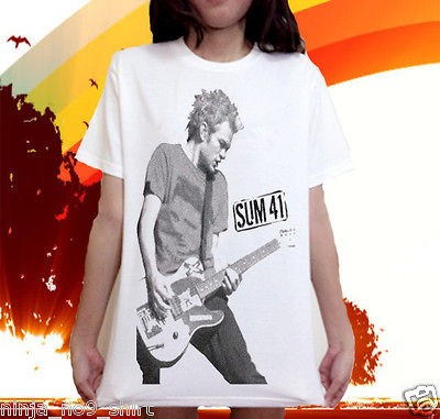 sum 41 deryck whibley rock nirvana t shirt sz s m l xl