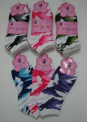   OF SIZE 9 11 BRIGHT CAMO PRINT SOCKS WHOLESALE  