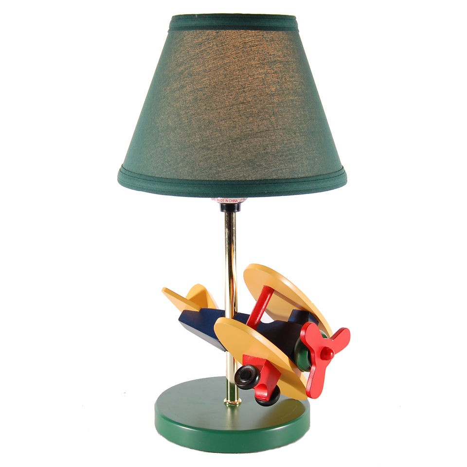 kids airplane table lamp 16 high  55 00  free 