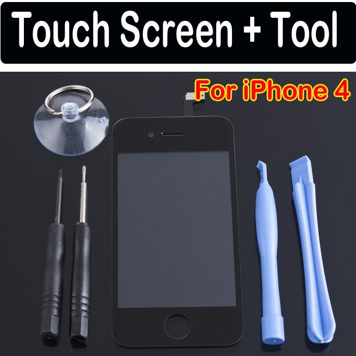   Digitizer Glass iPhone 4 Digitizer Screen Repair Tool Kit Replacement