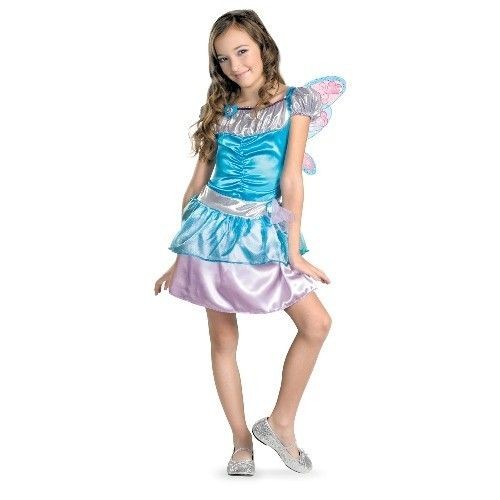 BLOOM Winx Club Fairy Child Costume with wings Size 4 6 Disguise 