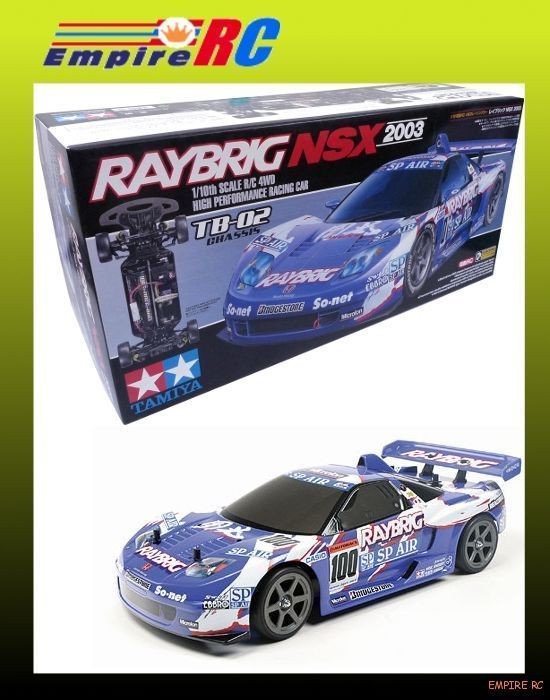 Tamiya 58315 RC TB02 Honda Raybrig NSX 2003 1/10 TB 02