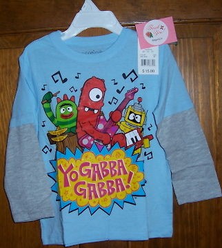 yo gabba gabba brobee plex muno blue mock layer paint