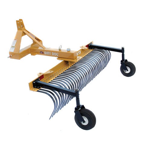   Dog MLR 84 84 Heavy Duty 3 Point Landscape Rake for Utility Tractors