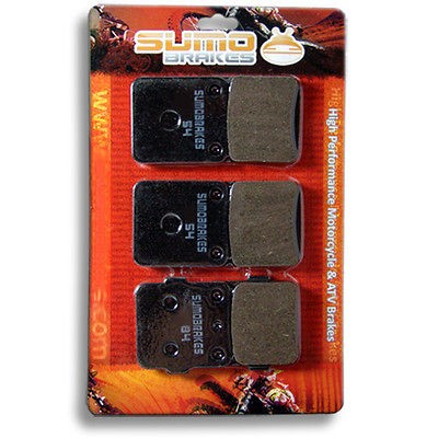 Yamaha F+R Brake Pads Wolverine 350 (1995 2005) Warrior 1989 2004 