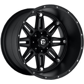 20x14 black wheel fuel hostage 8x6 5 